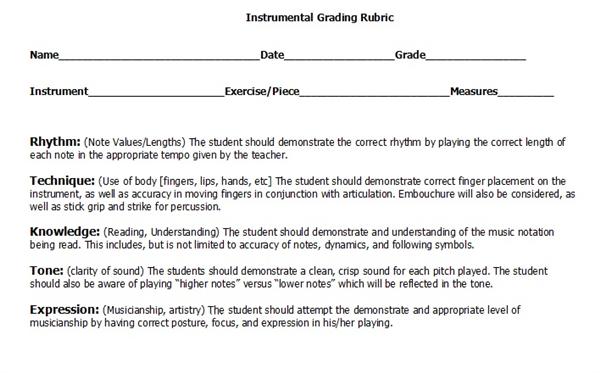 Rubric 